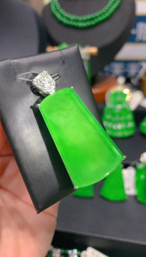 颈饰银S925镶嵌翡翠43一季