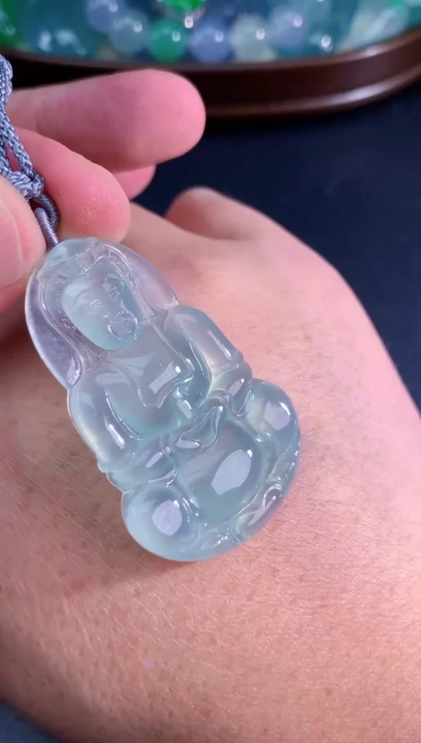 颈饰未镶嵌翡翠天然A货翡翠