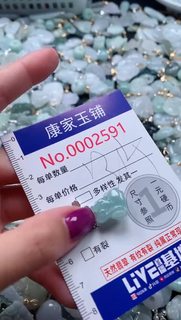 颈饰未镶嵌翡翠2591