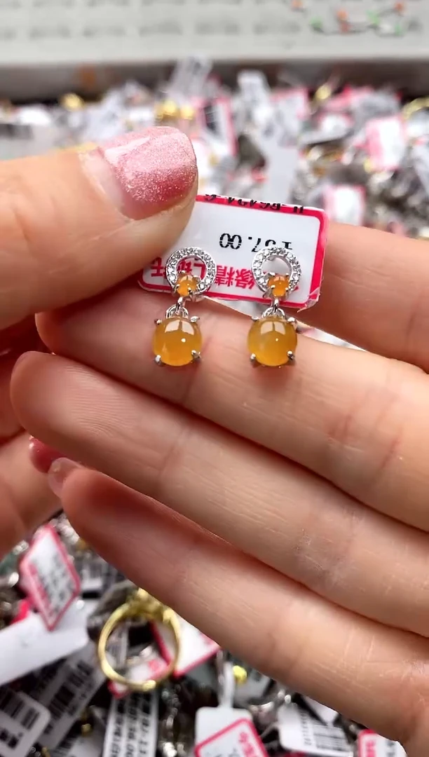 【闪购商品】翡翠戒指银S925镶嵌22222222     5