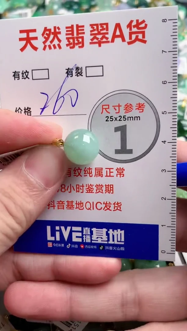 翡翠18K金镶嵌颈饰0532612278