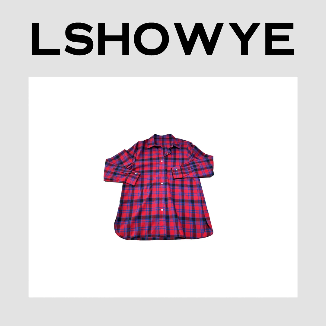 LSHOWYE｜红格阔型衬衣 jss654