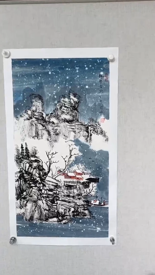 国画黄德中老师两平尺