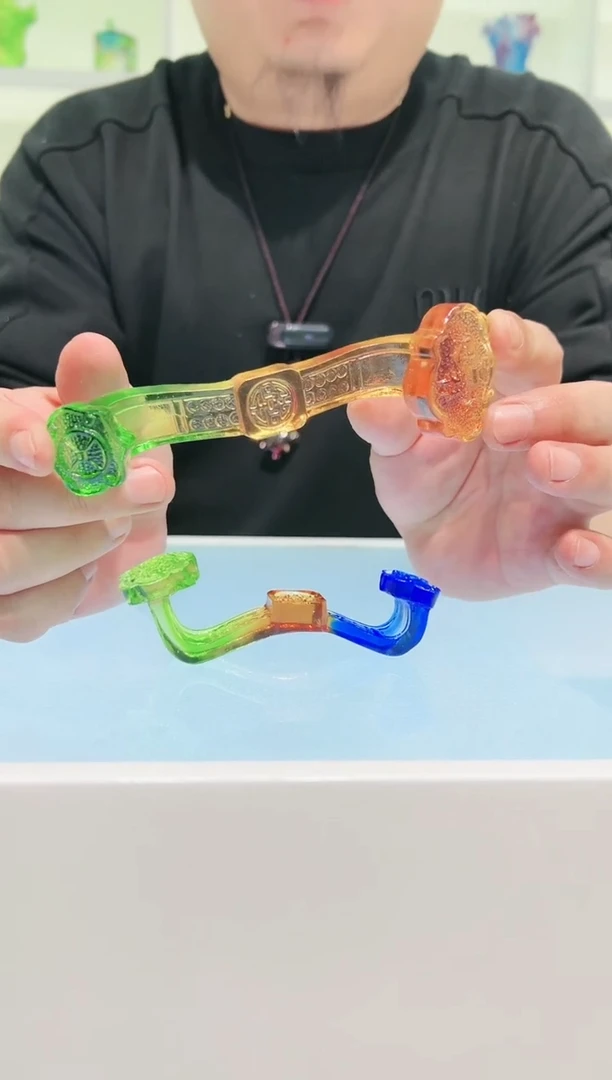 【闪购商品】茶宠古法琉璃13cm如意