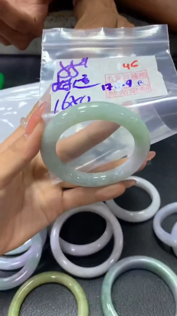 未镶嵌定制翡翠好**临46毛货需精细抛光定制+多样性发1+1650