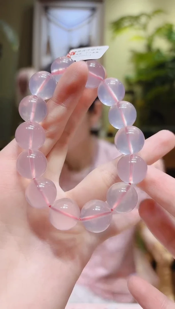 【闪购商品】水晶手串未镶嵌粉水晶手串A6/14.7