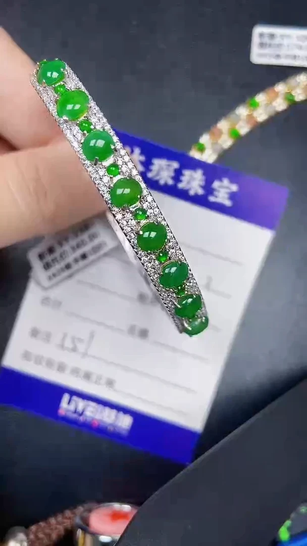 银S925镶嵌戒指翡翠1510