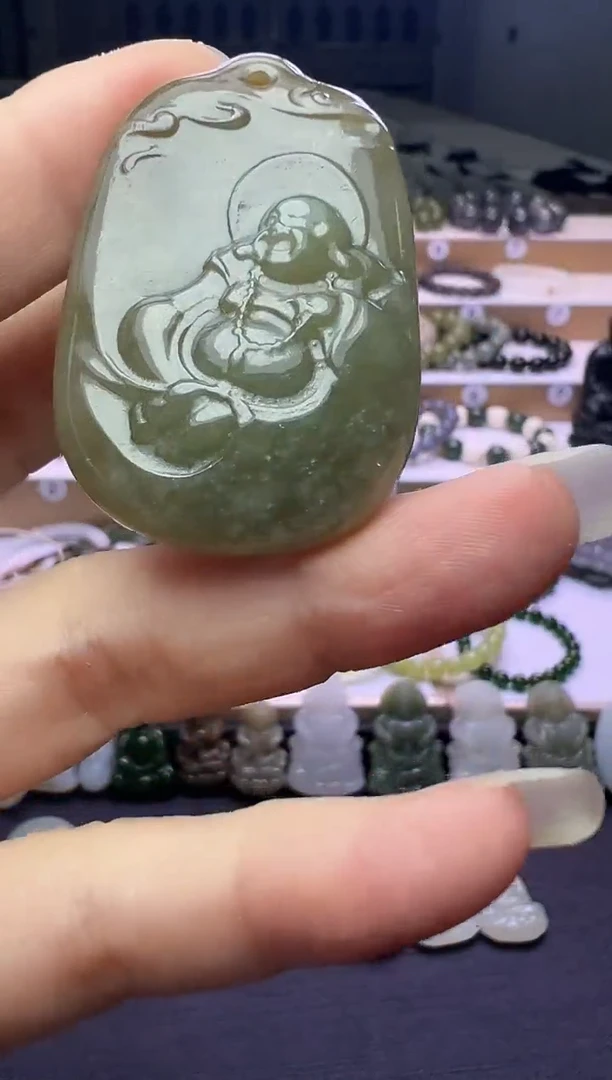 颈饰未镶嵌和田玉125号链接有裂