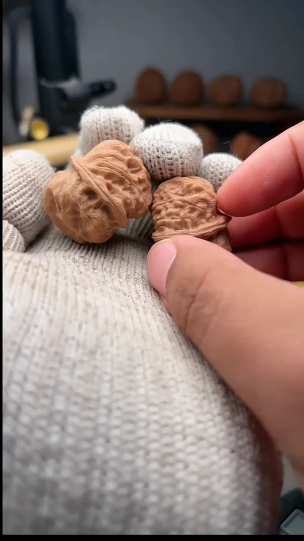 吊坠文玩核桃门头沟元宝36