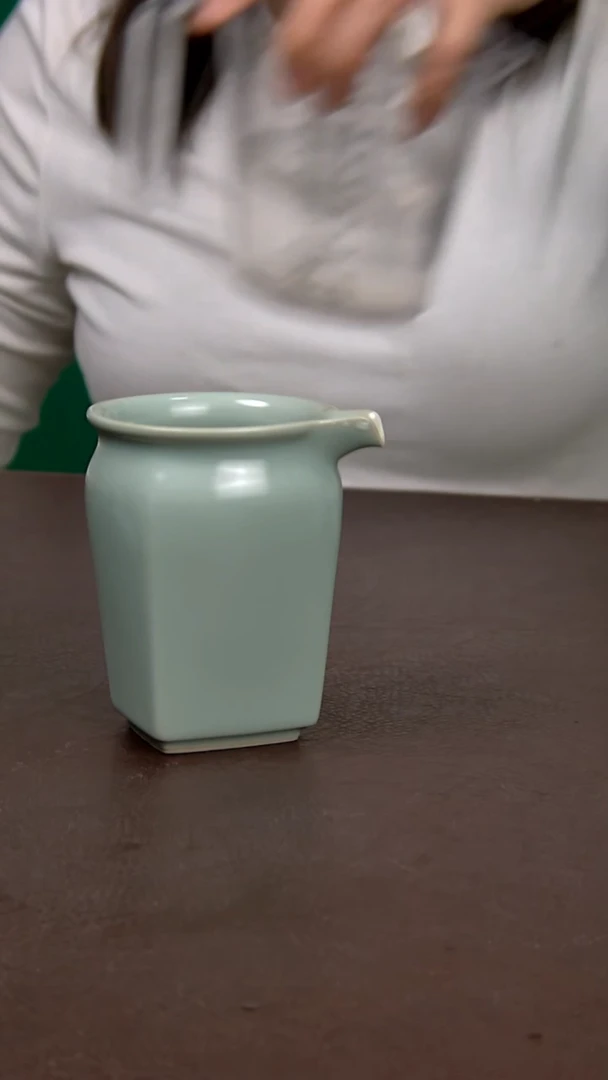 仿古四方公道杯不完美 不开片 简装