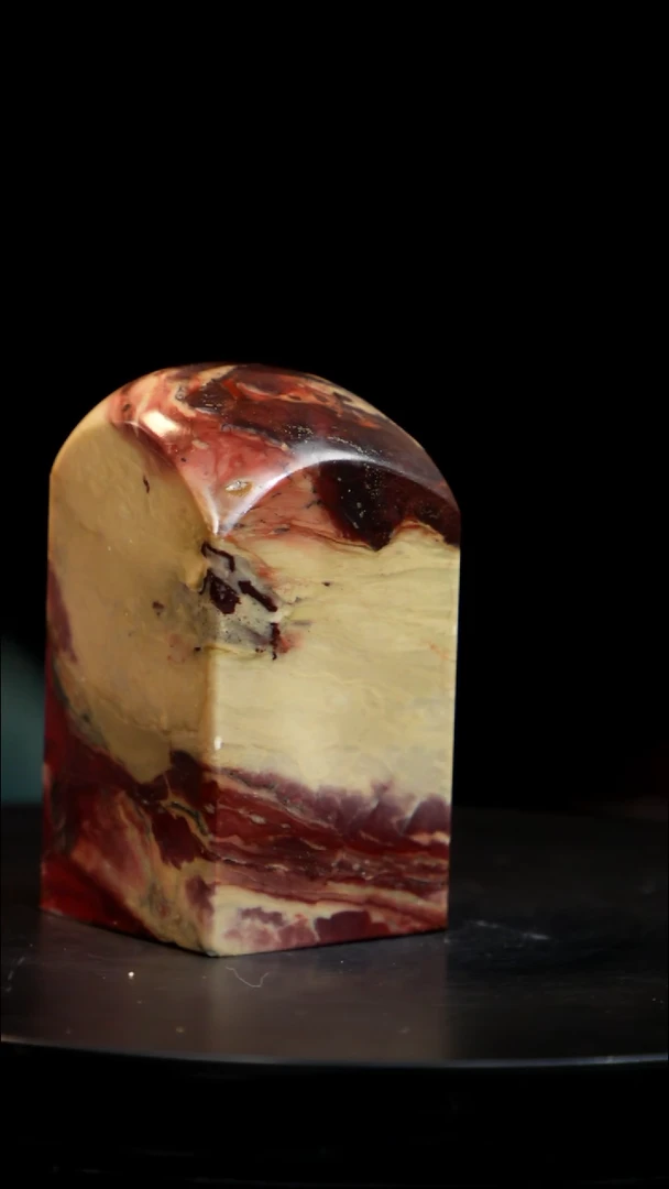 昌化石田黄红砂印章