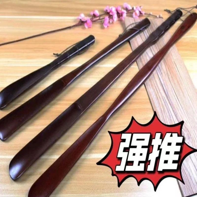 实木鞋拔子长柄家用加长鞋抽鞋拔子鞋溜子孕妇老人不弯腰穿鞋神器