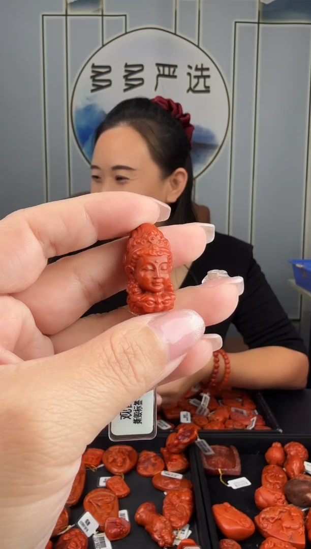 未镶嵌雕刻南红玛瑙092ZB0919产品一个