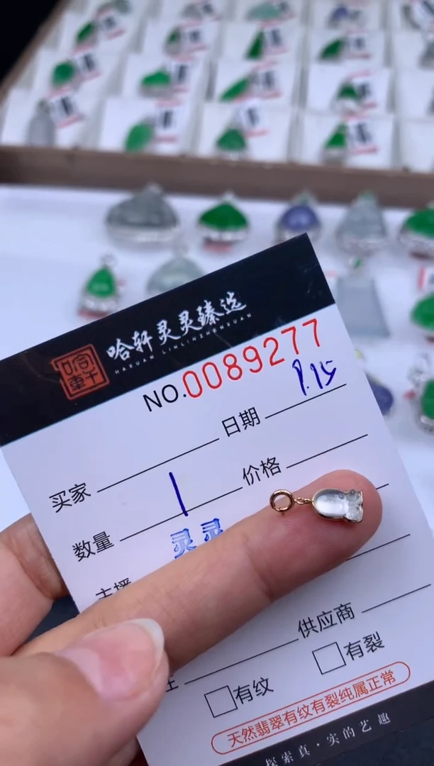 吊坠(不含链)未镶嵌翡翠哈轩  挂件1