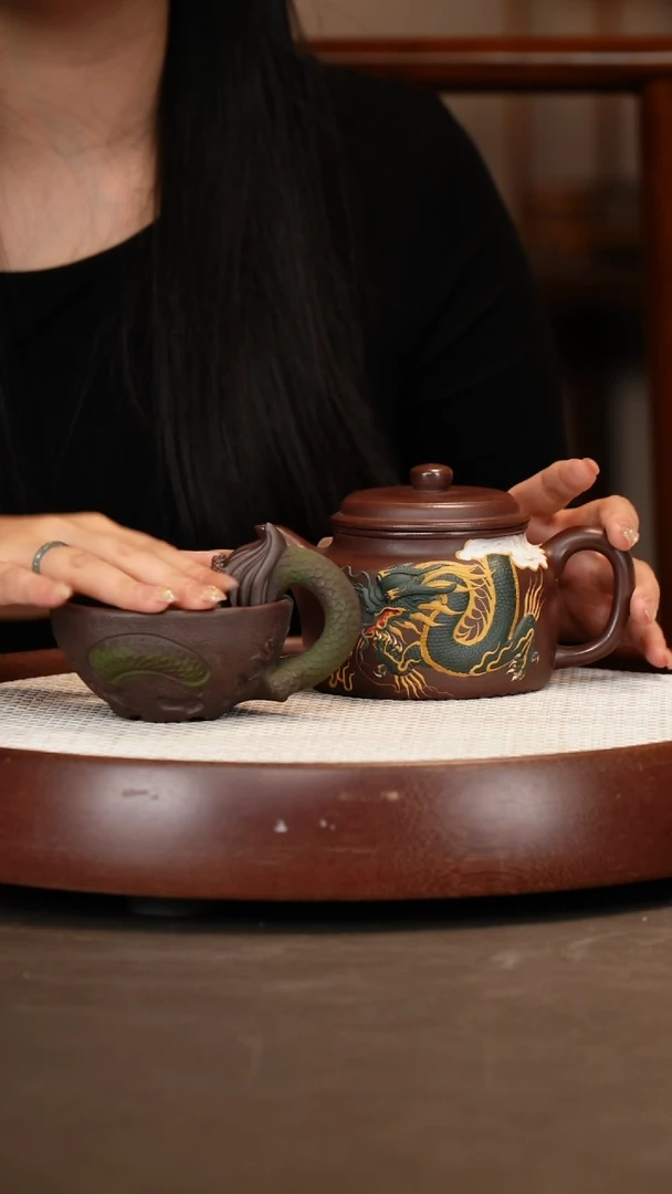 【葛岳纯】青龙德钟240c+龙杯