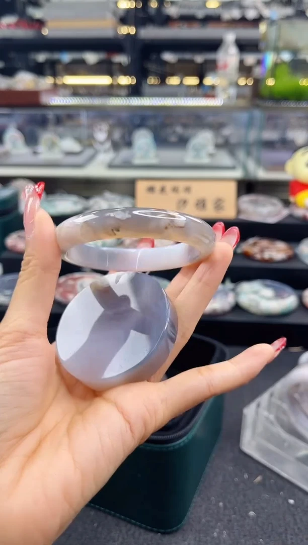 未镶嵌手镯石英质玉57-58圈口 （赠品镯心）3749611