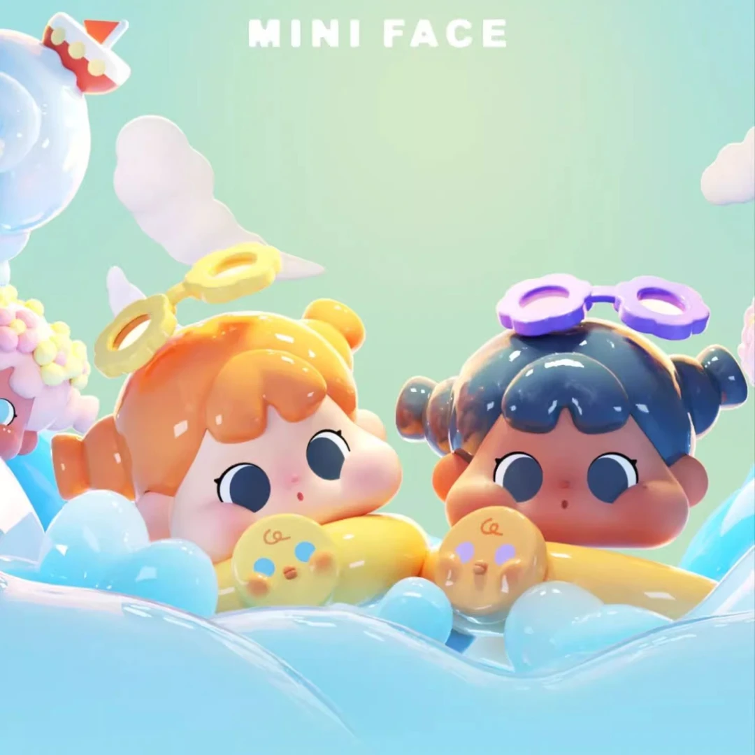 （代拆）QOQO陪你去看海MiNiFACE潮玩手办盲盒