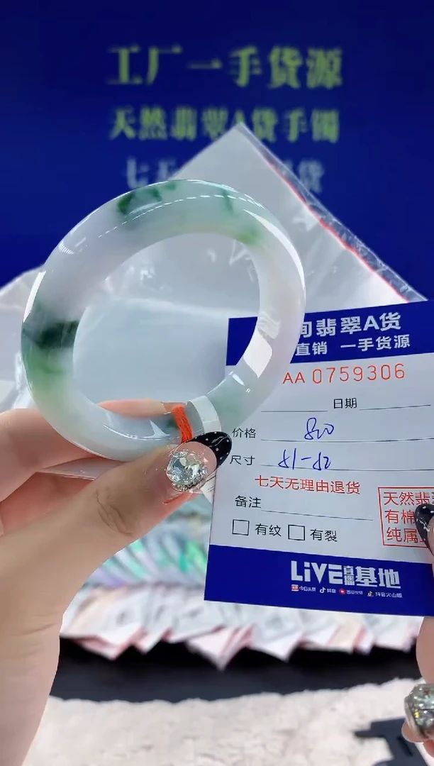 未镶嵌手镯翡翠06天然翡翠A货