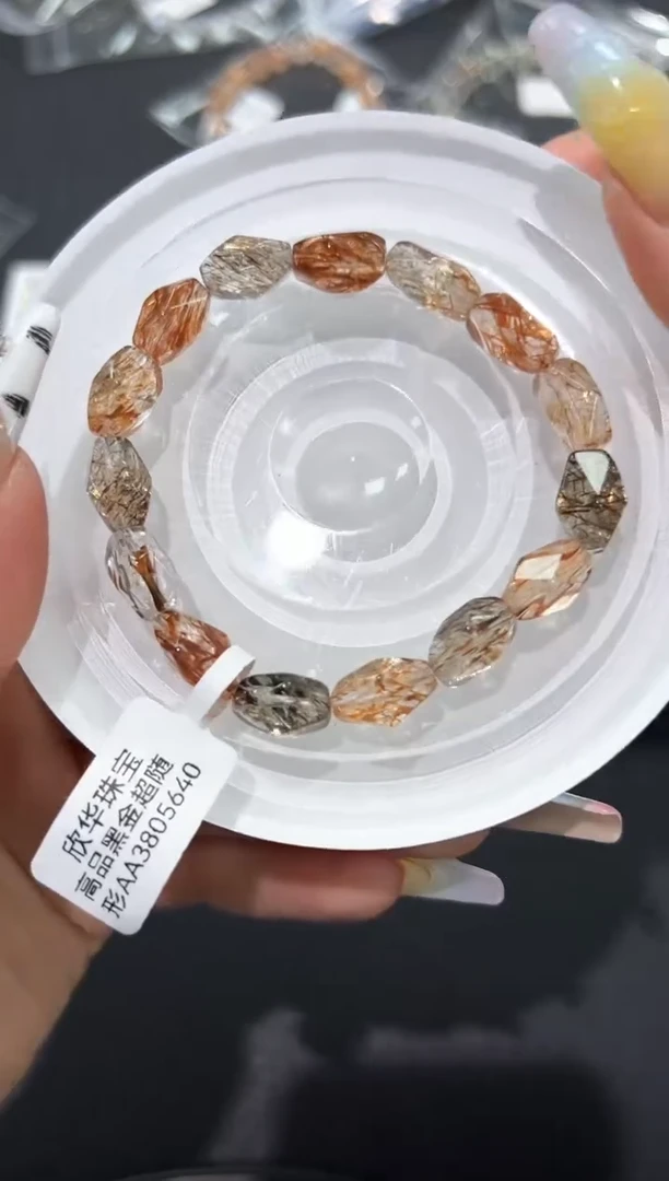 水晶手链未镶嵌16g多样性发其一【1条】默认微瑕
