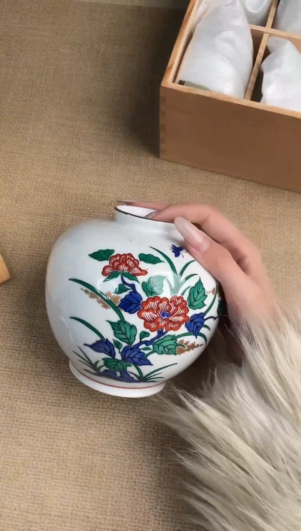 【闪购商品】瓷片瓷片山清水秀瓷器花瓶