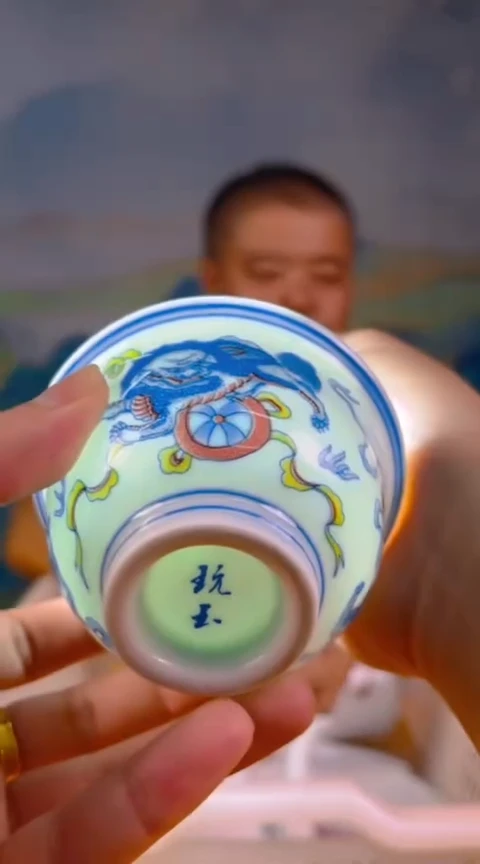 摆件景德镇陶瓷青花摆件31