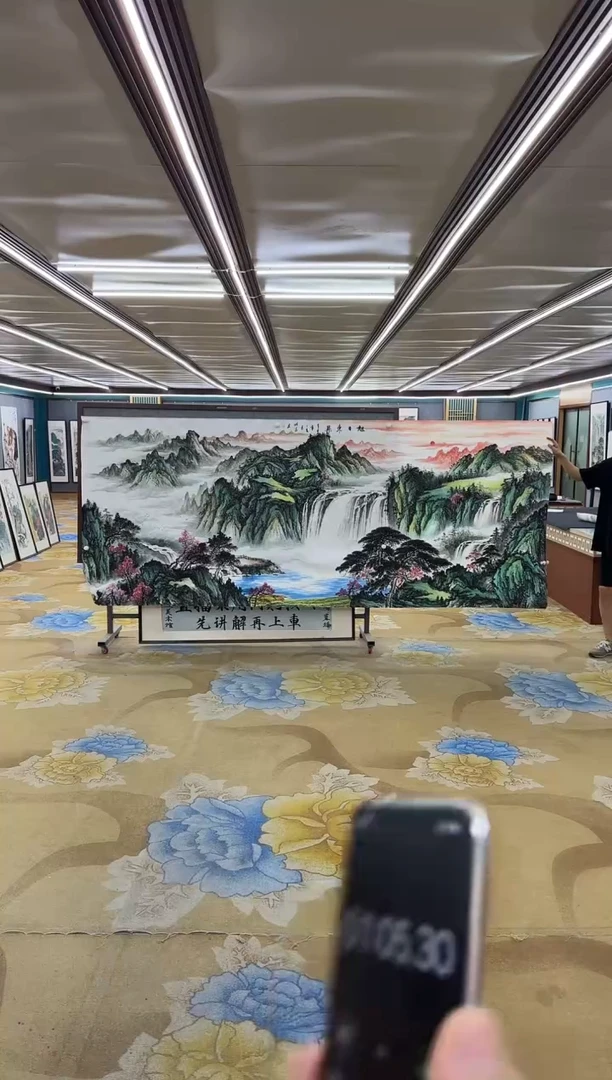 绘画绘画Y-邵明义-大丈二-山水画