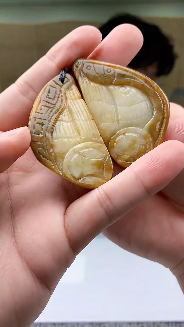 【闪购商品】定制翡翠未镶嵌5145bb-毛货挂件赠2条珠链109