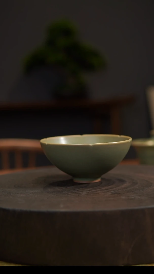 杯子枇**檎葵口杯 汝州原产地  原矿老釉