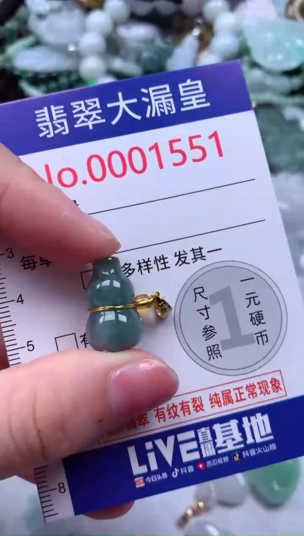吊坠(不含链)未镶嵌翡翠1551