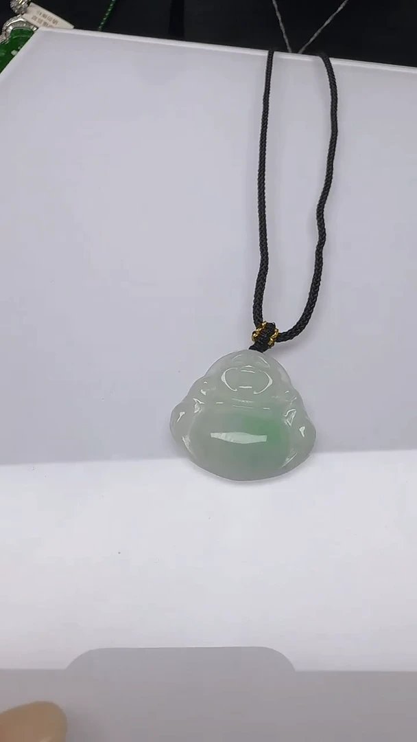 颈饰未镶嵌翡翠翡翠佛公吊坠（赠绳子）