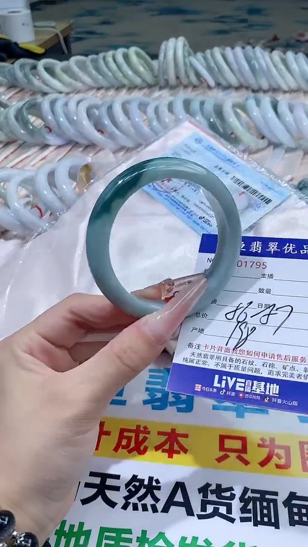翡翠手镯未镶嵌1795