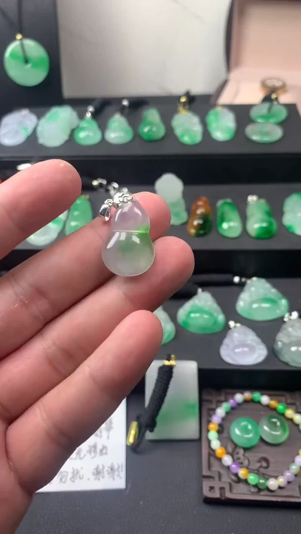 颈饰未镶嵌翡翠所见即所得，一图一物