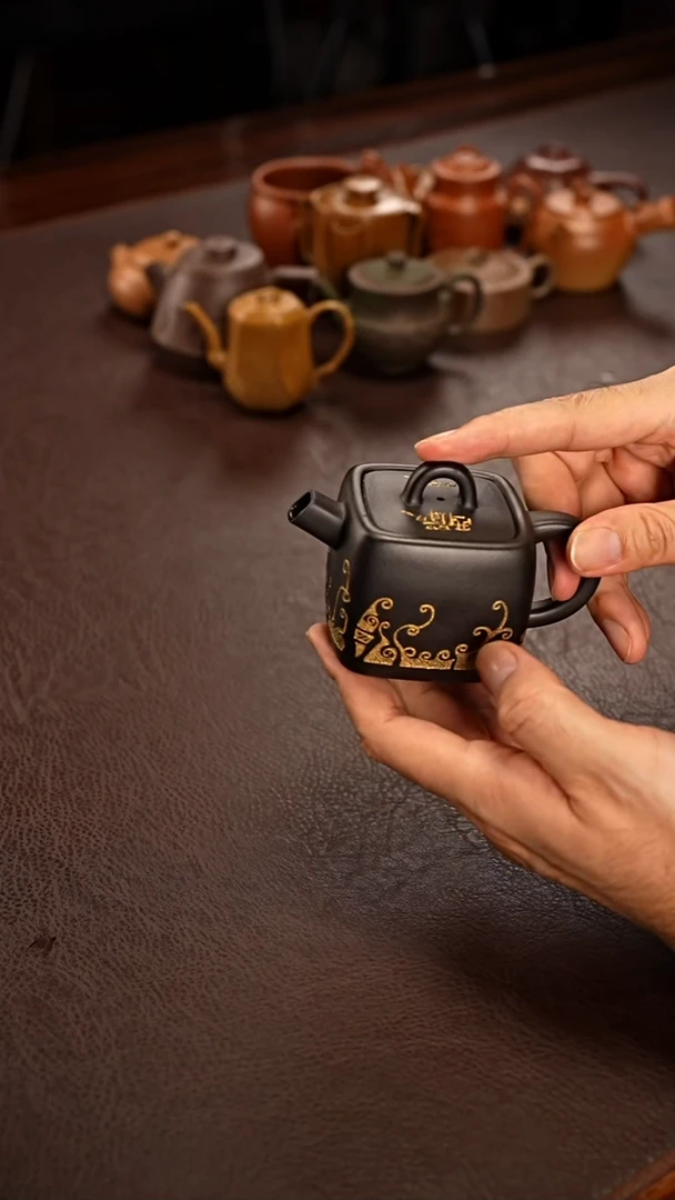 茶壶紫砂方玉壶紫砂壶