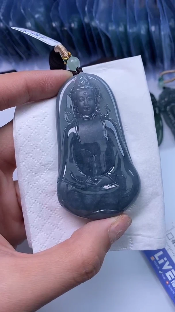 【闪购商品】翡翠颈饰未镶嵌A货翡翠7566