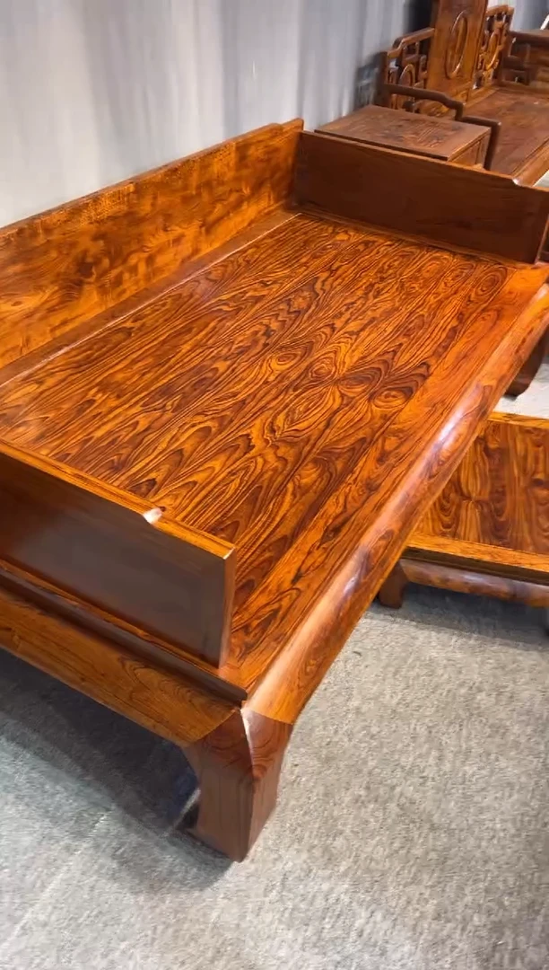 花梨木类罗汉床 红木家居