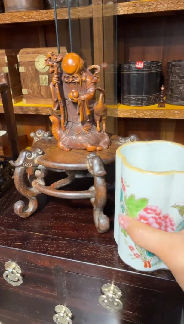 木花开富贵笔筒108.888888888