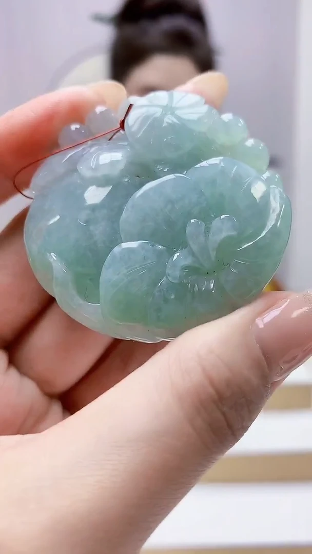 未镶嵌定制翡翠4829MM-毛货挂件28