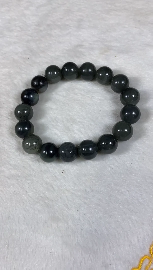 手链未镶嵌和田玉（糖玉）洋**哥青花手串