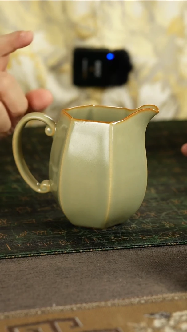 善窑厂汝窑粉青公道杯