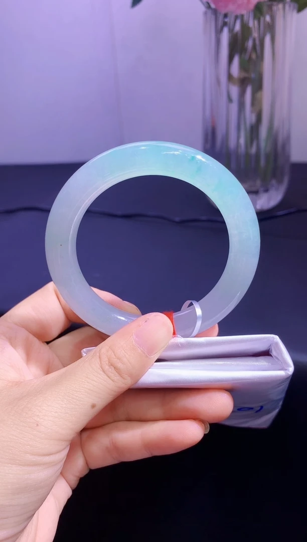 未镶嵌手镯翡翠翡翠手镯圈口56.5-t119 手镯定价2万卖价12万