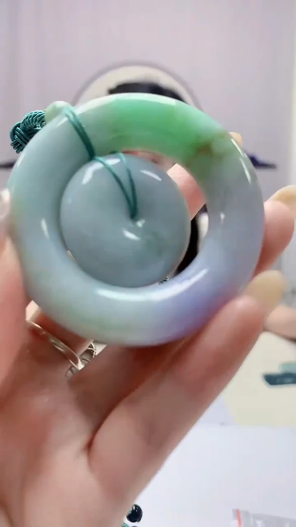 定制翡翠未镶嵌0405DD-毛货挂件50