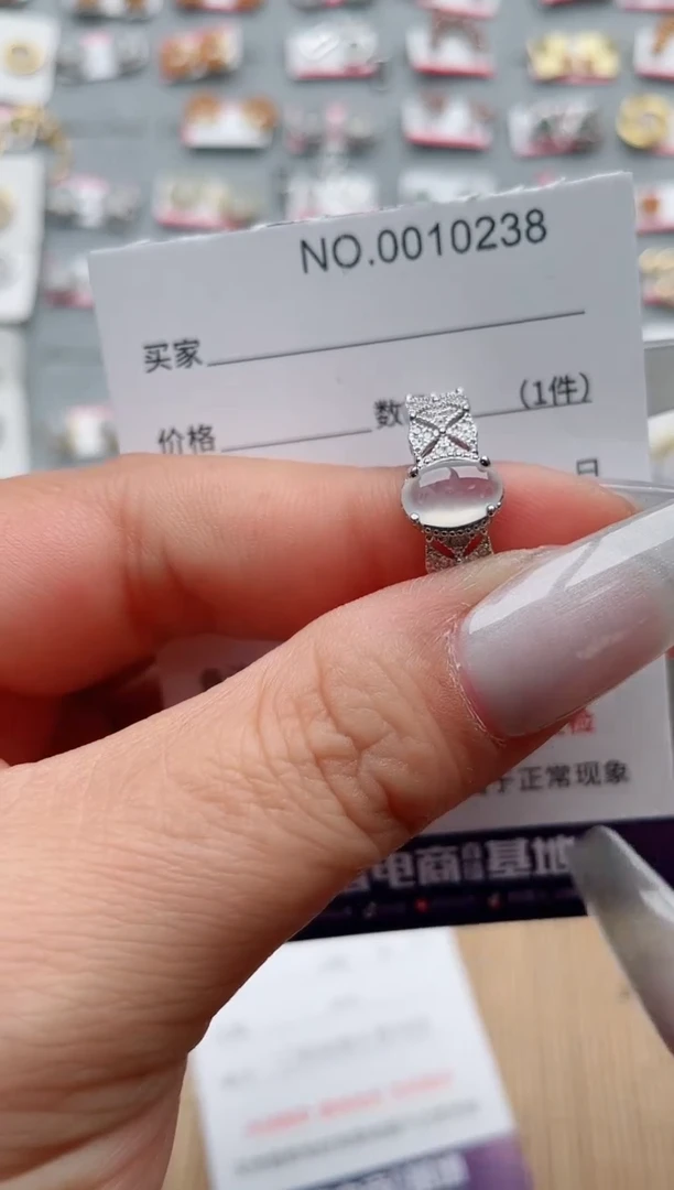 【闪购商品】翡翠戒指银S925镶嵌·