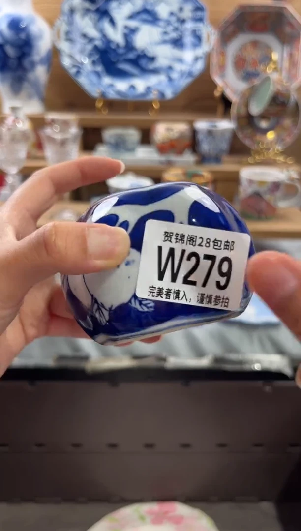 瓷片蓝*兰      W279