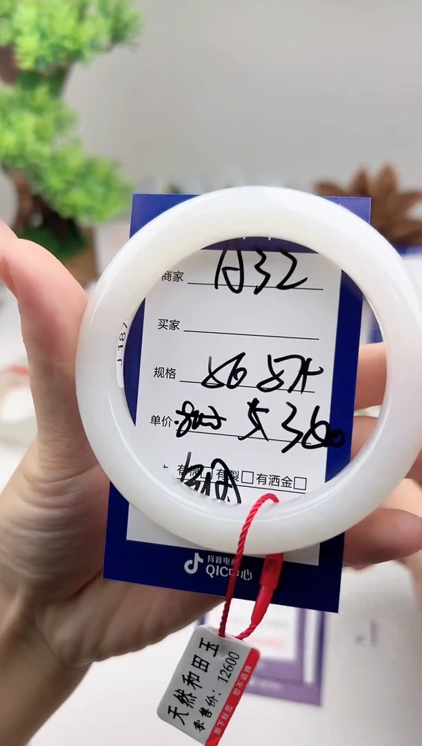 未镶嵌手镯和田玉微色差A28
