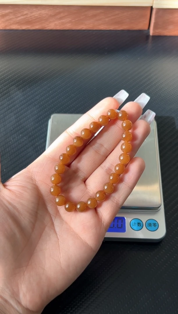 未镶嵌手串和田玉用****6若羌微色差卡8