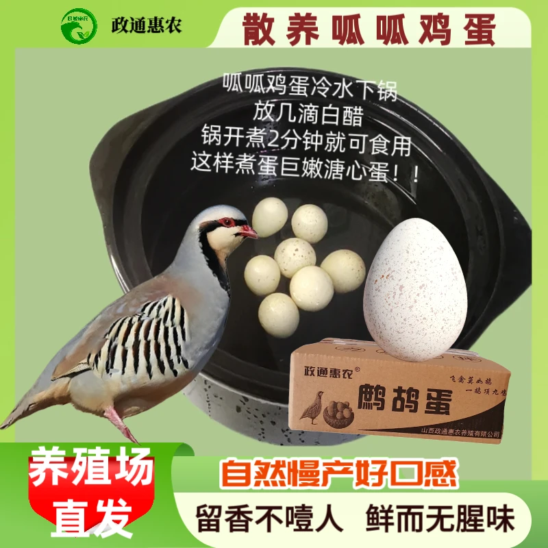 政通惠农呱呱鸡蛋农家散养30枚/礼盒装新鲜生态散养走亲访友礼