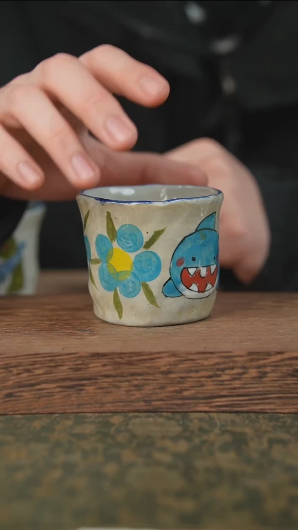 摆件泥垚手作 景德镇手工手绘器物