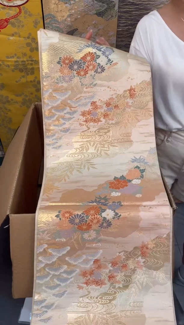 织绣织绣织绣织绣唐锦华章非遗唐锦西阵织布料