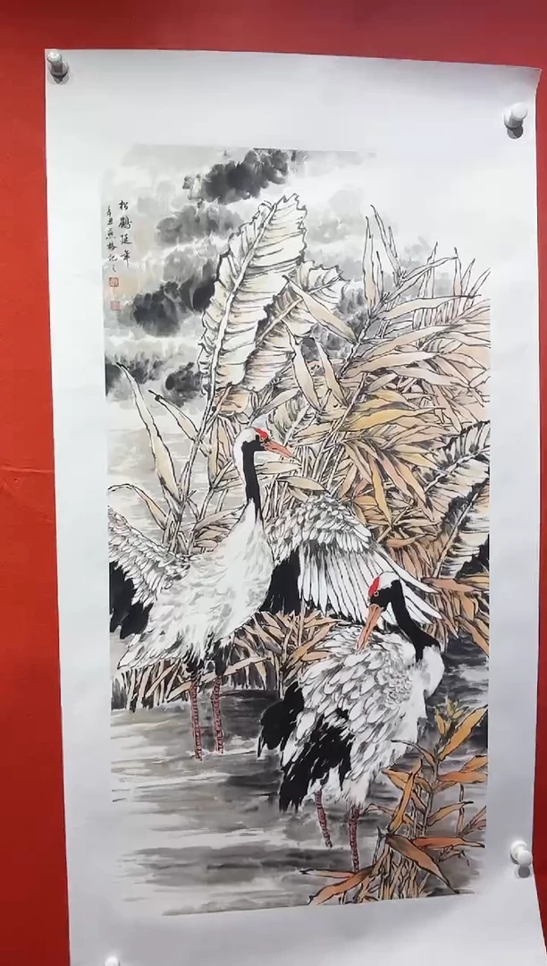 国画秦燕格国画手绘作品Y36
