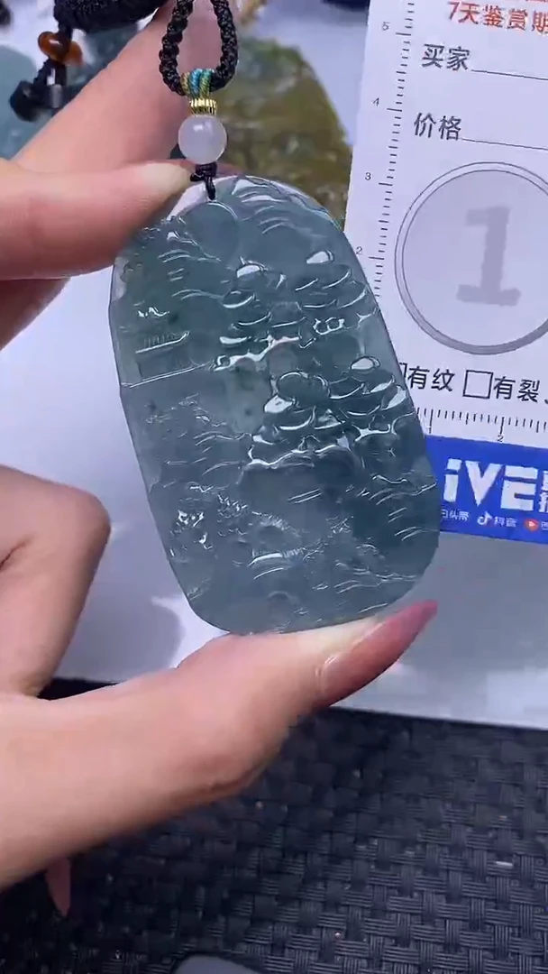 翡翠未镶嵌颈饰    3493